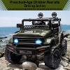 12V Kids Ride On Truck Car with Remote Control, Spring Suspension, 3 Speeds, LED Lights, Parent Safety Brake - 4 of 4