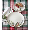 tagltd Winter Sprig Collection with Red Holly Stoneware Appetizer Plate 7.5 inch. - 3 of 3