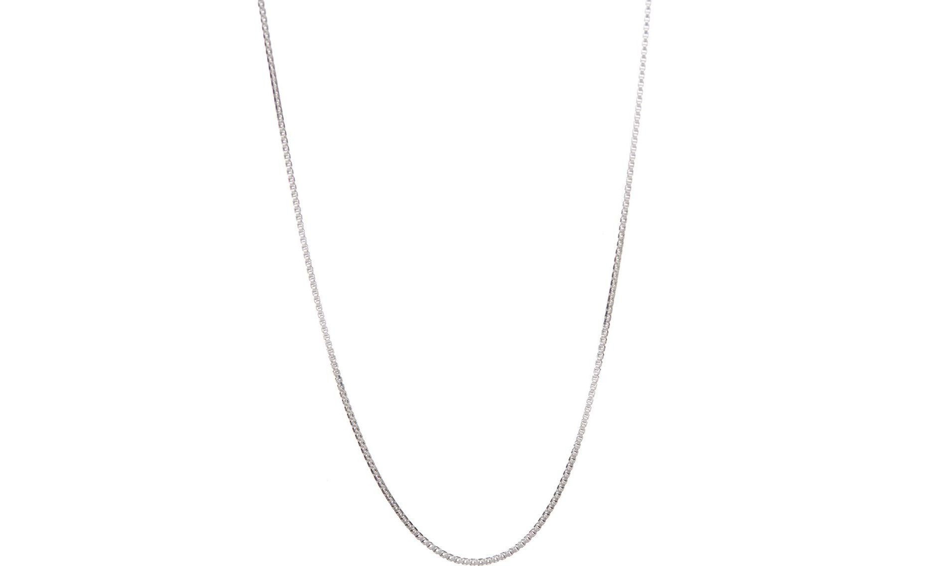 Amy and Annette Italian Sterling Silver 24" Box Chains made in Italy