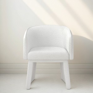 ROOMTEC Accent Arm Chair, Minimalist Style Leisure Backrest Chair, Living Room Barrel Chair, for Bedroom, Office - 1 of 4