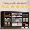 Jojoka Dresser TV Stand, Wide Entertainment Center with 10 Drawers for 55” TV,  Waterproof Wood Top - 3 of 4