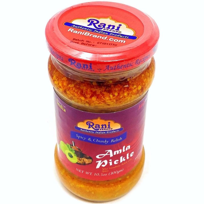 Amla Pickle (Spicy Gooseberry Relish) - 10.5oz (300g) - Rani Brand Authentic Indian Products, 5 of 6