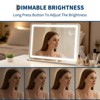 30.15"x20.19" Lighted Makeup Mirror, Led Makeup Mirror,Three Color Lighting Modes, Smart Touch Control,2-in-1 Vanity Mirror,Tabletop and Wall-Mounted - 4 of 4