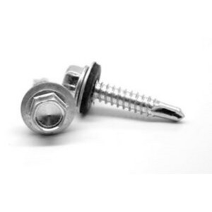 Grip-Rite Pro-Twist No. 12 Sizes X 1-1/4 in. L Hex Hex Head Screws w/Washers - 1 of 1