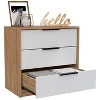 NicBex 3 Drawers Dresser Chests of Drawers with Superior Top Closet Organizers and Storage Tall Dresser for Bedroom, Living Room, Hallway - 2 of 4