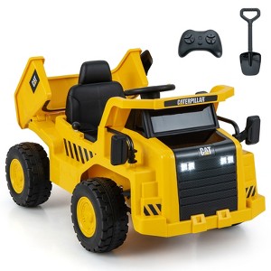 Infans Kids Ride on Dump Truck w/2.4G Remote Control Working Megaphone Sand Shovel - 1 of 4