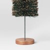 6pc Sisal Bottle Brush Tree Christmas Figurine Set Green/Red - Wondershop™ - 3 of 3
