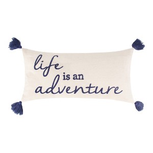 Bellamy Off-White Decorative Pillow - Levtex Home - 1 of 4