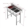 Karl Home 39 x 18 in. 3 Compartment 304 Stainless Steel Sink Kitchen Restaurant - 2 of 4