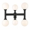 Z-Lite Laurent 6 - Light Post Light in  Black - 4 of 4