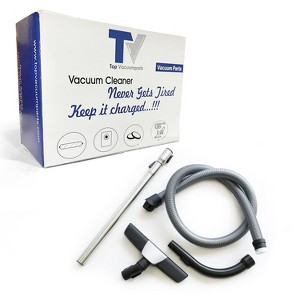 Topvacuumparts Replacement part for Miele C3 S8 Extension Hose 35 MM, Plastic Curved Bent end, Telescopic Wand and floor brush # compare to part KIT13 - 1 of 3