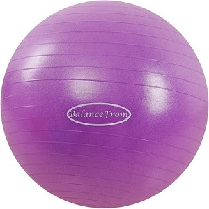 BalanceFrom Exercise Ball with Quick Pump for Yoga & Fitness 2,000lb Capacity - 1 of 4