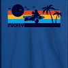 Men's - Disney - Mickey Sunset Pattern Long Sleeve Graphic T-Shirt - 2 of 4