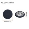 Unique Bargains Round Metal Sewing Cloth Covered Button 10 Pcs - 2 of 4