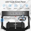 Superfit 4.0HP Foldable Electric Treadmill Jogging Machine w/Bluetooth Black - 2 of 4