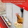 Chicken Nesting Box, 8 Holes Nesting Boxes with Bracket Legs, Easy Egg Collection, Easy Cleaning, Chicken Laying Boxes for Chicken Coop Hens, Red - 4 of 4