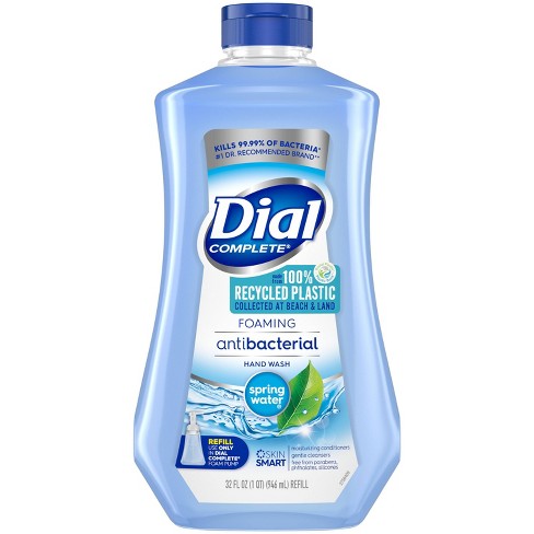 Dial Antimicrobial Liquid Hand Soap, Spring Water Scent, 1 Gal