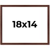 PosterPalooza | Classic Modern Brown Picture Frame - UV Acrylic, Backing Board, Hanging Hardware Included - 2 of 4
