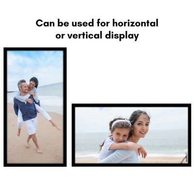 Americanflat 20x40 Picture Frame with Polished Plexiglass - Black Picture Frame with Engineered Wood - Epic Collection