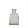 Sage Green Glass Bottle Vase (Set of 2) – 7"H & 9.5"H Decorative Accent – By Melrose - 4 of 4