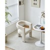 Nordlys Beige Corduroy Lounge Chair Modern Design Style Upholstery Dining Room - 3 of 4