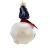 De Carlini Italian Ornaments 6.0 Inch Jingle Ball Bill Christmas Tree Ornament , Ball, Ornament, Snowman (1PC) - 3 of 4