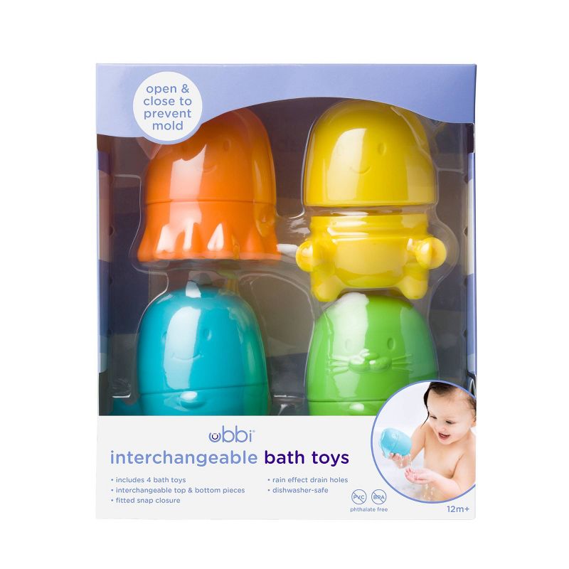 Ubbi Interchangeable Bath Toys, 4 of 7