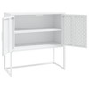 vidaXL Sideboard White 29.5 in.x13.8 in.x29.5 in. Steel - 4 of 4