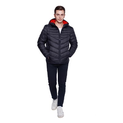Rokka&Rolla Men's Light Puffer Jacket Coat-Very Black, size X Large — фото 5