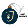Ithaca College Primary Logo Wood Christmas Tree Holiday Ornament - 2 of 4