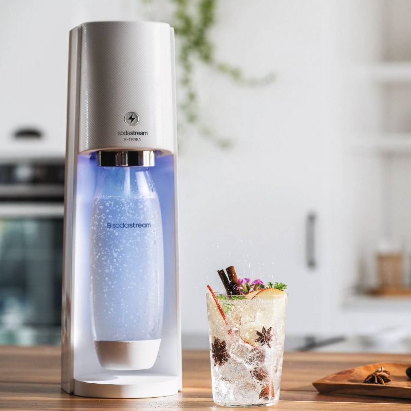 SodaStream E-TERRA Sparkling Water Maker with CO2 and Carbonating Bottle, 5 of 10