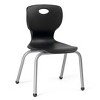 Table and Chair Set - NAAR Black 14" Chair - Gray 24 X 48 Table - Gray Large Legs - 4 of 4