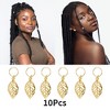 Unique Bargains Wings Hair Ring Pendants 10 Pcs - 3 of 4