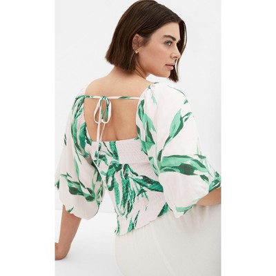 Women's Plus Size Leilani Top - print | CITY CHIC
