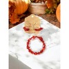 Michelle Marie Boutique's Red Agate Jewelry Set, Wrap Bracelet & Hoop Earrings - 3 of 3