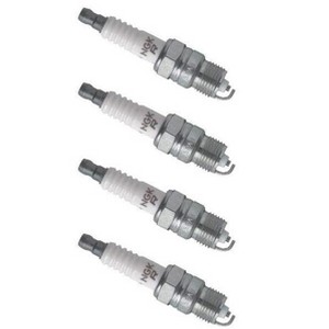 NGK 4 Pack of Genuine OEM Replacement Spark Plugs - BPR6EY-4PK - 1 of 3