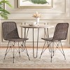 Minerva Weaved Dining Chair (Set of 2) - DCH6508 - Safavieh - 3 of 4