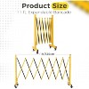Expandable Metal Barricade, Adjustable Safety Barrier with Wheels, Folding Traffic Fence for Crowd Control, Portable & Heavy-Duty Construction Gate - 2 of 4