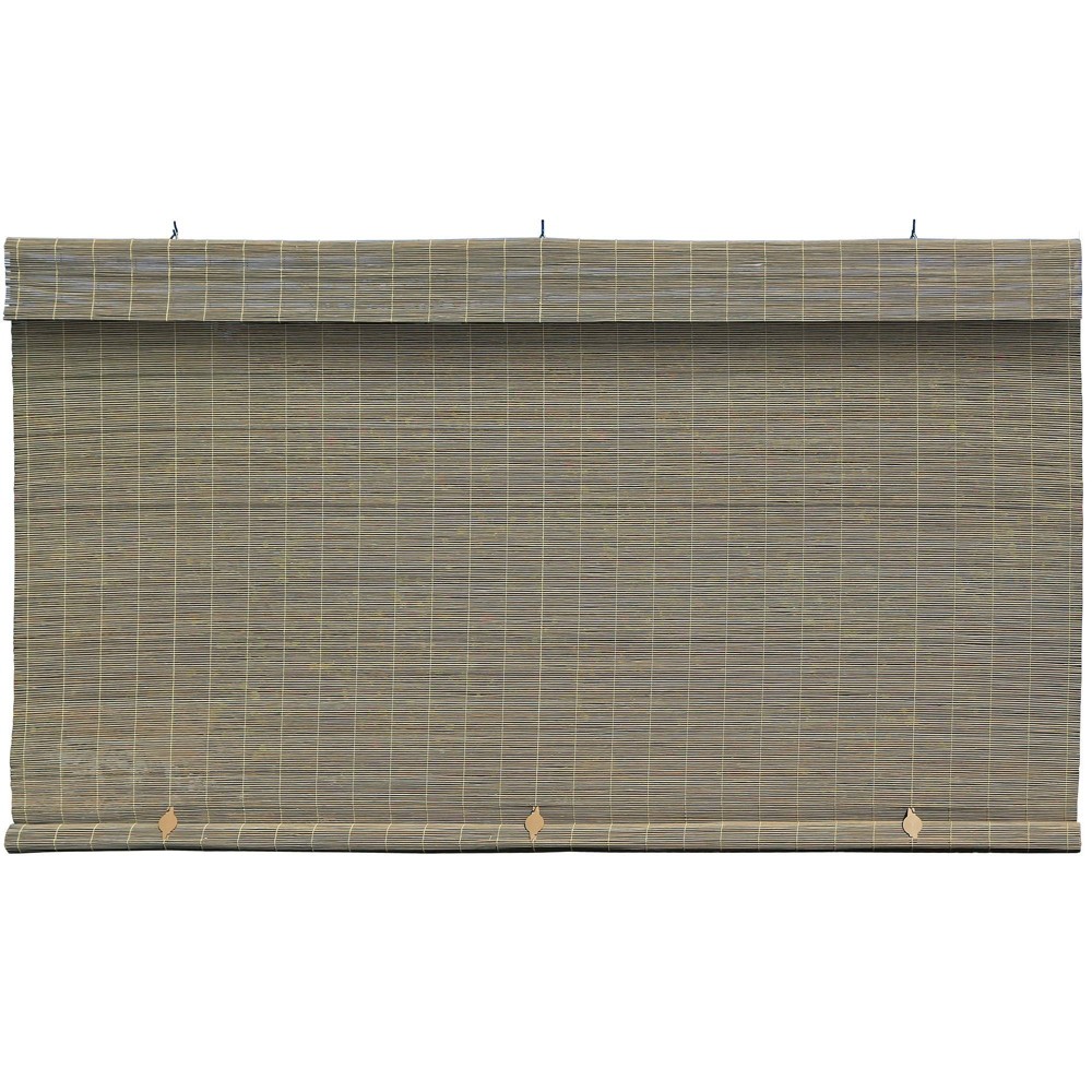 Photos - Blinds 96" x 72" Outdoor Imperial Matchstick Rayon from Bamboo Cord-Free Natural