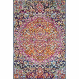 Hauteloom Burnt Orange Ojus Area Rug - 1 of 4