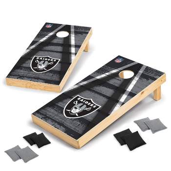 NFL Las Vegas Raiders 2'x4' Cornhole Board - Gray