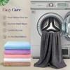 Bath Towels Pack of 6 24x48 - Soft, Absorbent, Quick Dry - Multi - Color - 4 of 4