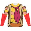 Men's Fraggle Rock Gobo Uniform Front Back Print Long Sleeve Costume T-Shirt - 2 of 4