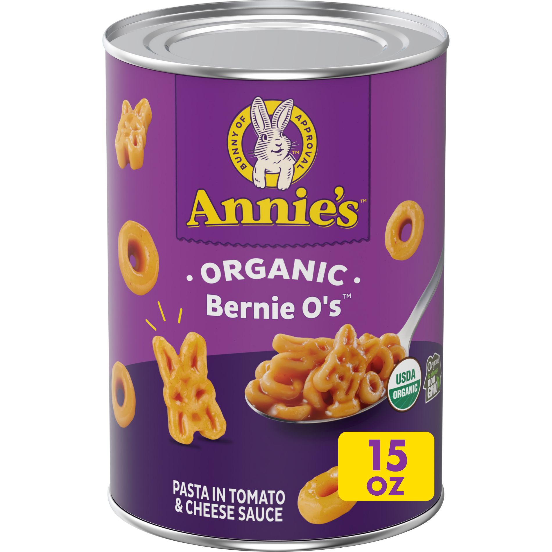 Annie's Homegrown Organic Bernie O's Pasta in Tomato & Cheese Sauce 15oz