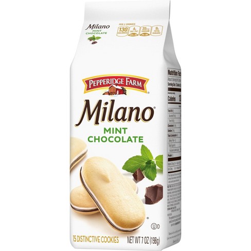 Pepperidge Farm Milano Mint Chocolate Cookies 7oz Target