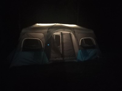 Core 12 Person Lighted Instant Cabin Tent & India