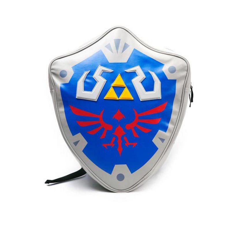 Bioworld Nintendo Legend of Zelda Link Hylian Shield 3D Backpack Bag, 1 of 2