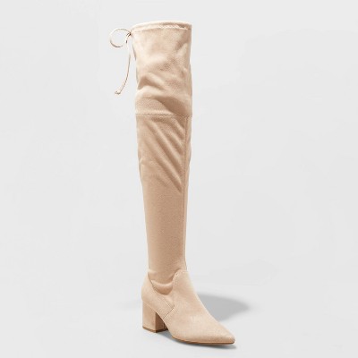 Women s Greta Tall Dress Boots A New Day Target