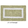 Hotel Bath Rug 100% Premium Cotton Tufted Two Tone Reversible Bathroom Rug, Soft & Water Absorbent, Machine Washable Bath Mat - 3 of 4