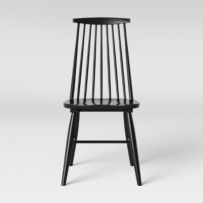 target black dining chairs